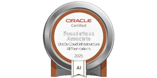 Oracle Certified Foundations Associate — OCI AI Foundations 2025